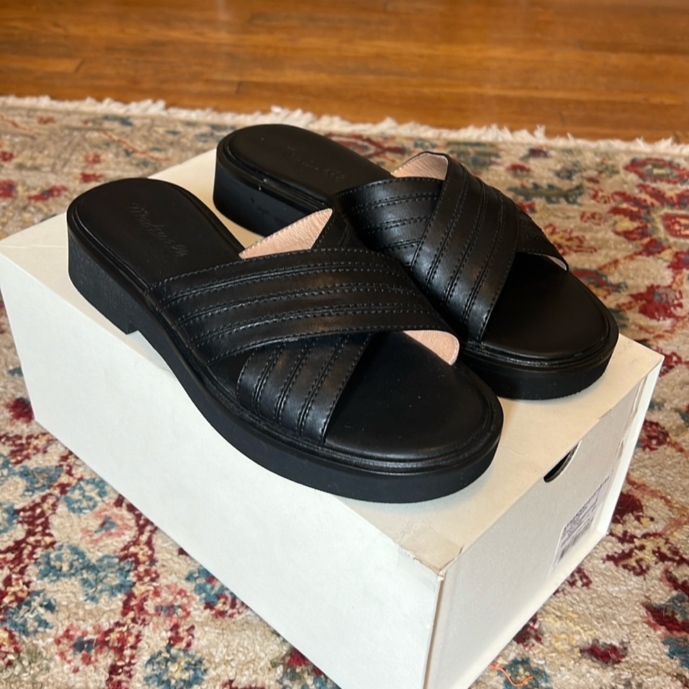 Madewell Alina Platform Sandal size 8
